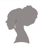 Boho Gold-tone Shape Drop Earrings, Earrings, $ 4.99, A Moment Of Now™
